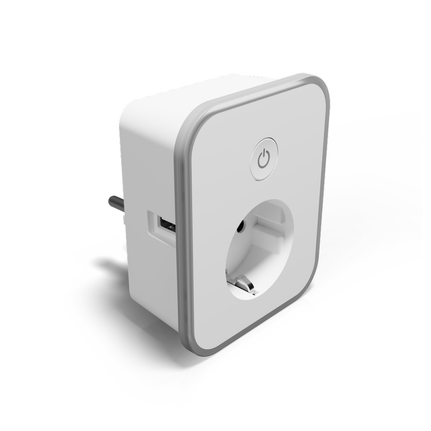 TESLA Smart - Умная розетка 3690W/230V/16A 2xUSB/24W/5V Wi-Fi Tuya