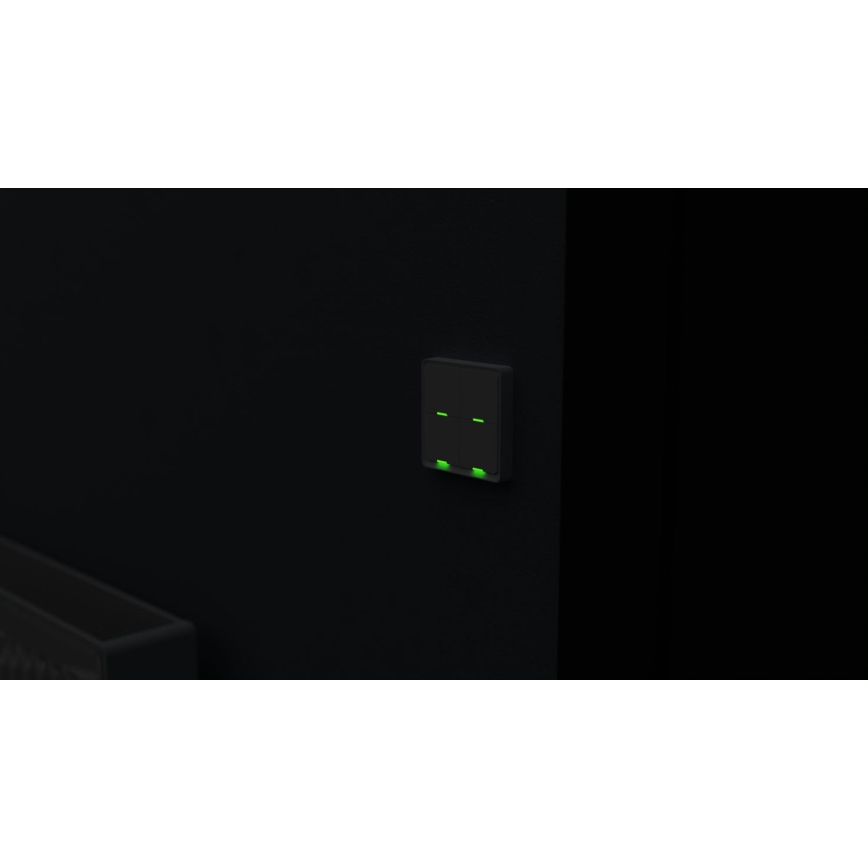 TESLA Smart - Умный беспроводной домашний выключатель 4P 1xCR2430 ZigBee