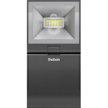 theben - светодиодный настенный прожектор LED/10W/230V чёрный IP55