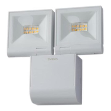 theben - світлодіодний настінний прожектор 2xLED/10W/230V білий IP55