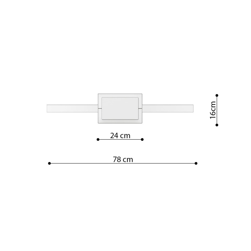 Thoro TH.175 - Світлодіодна підвісна люстра RIO LED/50W/230V CRI 90 3000K діаметр 78 см золотий