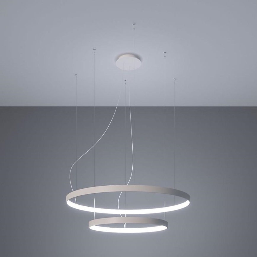 Thoro TH.178 - Светодиодная подвесная люстра RIO LED/80W/230V CRI 95 4000K белый