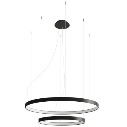 Thoro TH.212 - Светодиодная подвесная люстра RIO LED/80W/230V CRI 95 4000K черный