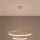 Thoro TH.214 - Світлодіодна підвісна люстра RIO LED/80W/230V CRI 90 3000K золотий