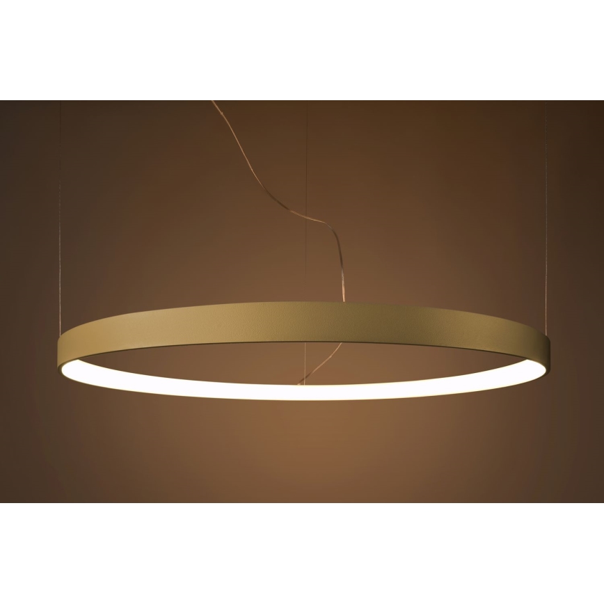 Thoro TH.216 - Светодиодная подвесная люстра RIO LED/30W/230V CRI 90 3000K диаметр 55 см золотистый