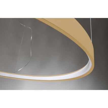 Thoro TH.216 - Светодиодная подвесная люстра RIO LED/30W/230V CRI 90 3000K диаметр 55 см золотистый