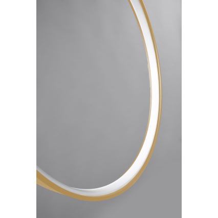 Thoro TH.220 - Светодиодная подвесная люстра RIO LED/30W/230V CRI 90 3000K диаметр 55 см золотистый