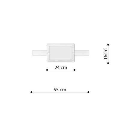 Thoro TH.220 - Светодиодная подвесная люстра RIO LED/30W/230V CRI 90 3000K диаметр 55 см золотистый