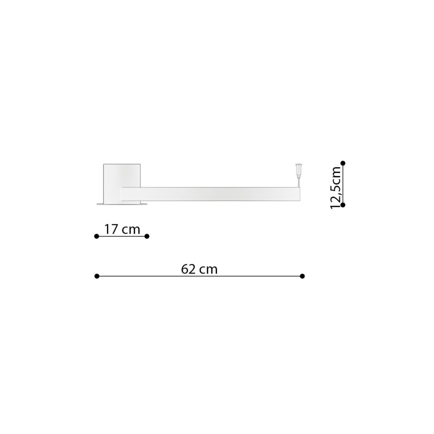 Thoro TH.222 - Стельовий LED світильник RIO LED/30W/230V CRI 90 3000K діаметр 55 см золотий