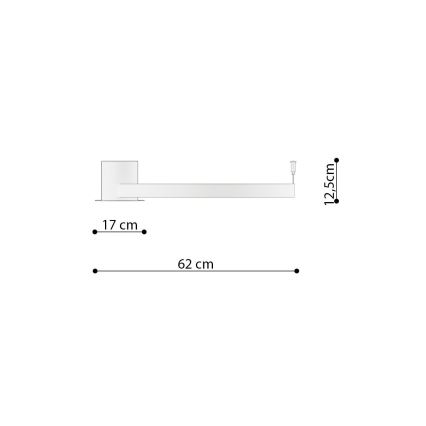 Thoro TH.222 - Светодиодный потолочный светильник RIO LED/30W/230V CRI 90 3000K диаметр 55 см золотистый