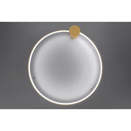 Thoro TH.223 - Стельовий LED світильник RIO LED/30W/230V CRI 95 4000K діаметр 55 см золотистий