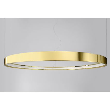 Thoro TH.246 - Светодиодная подвесная люстра RIO LED/50W/230V CRI 90 3000K диаметр 78 см золотистый