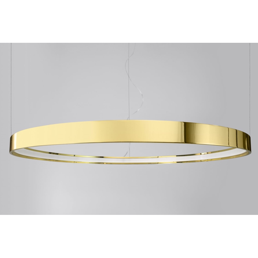 Thoro TH.246 - Светодиодная подвесная люстра RIO LED/50W/230V CRI 90 3000K диаметр 78 см золотистый