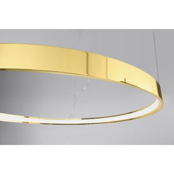 Thoro TH.246 - Светодиодная подвесная люстра RIO LED/50W/230V CRI90 3000K диаметр 78 см золотой
