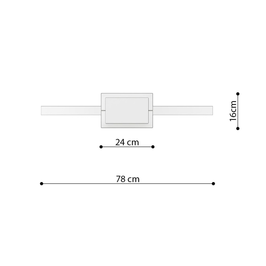 Thoro TH.249 - Светодиодная подвесная люстра RIO LED/50W/230V CRI 90 4000K диаметр 78 см блестящий хром
