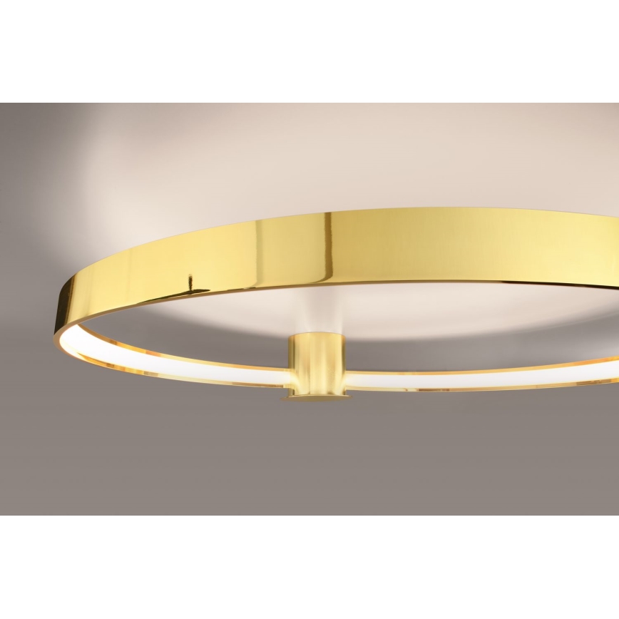 Thoro TH.252 - Стельовий LED світильник RIO LED/50W/230V CRI 90 3000K діаметр 78 см золотий
