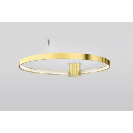Thoro TH.252 - Светодиодный потолочный светильник RIO LED/50W/230V CRI 90 3000K диаметр 78 см золотистый