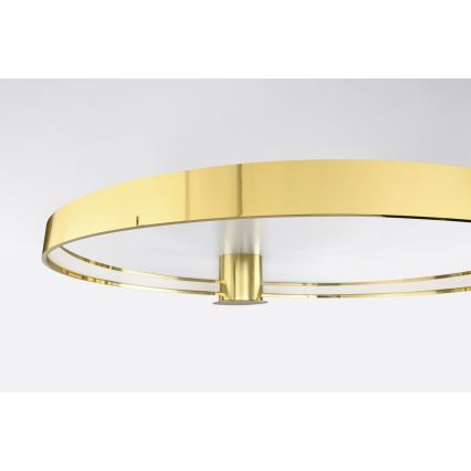 Thoro TH.252 - Светодиодный потолочный светильник RIO LED/50W/230V CRI 90 3000K диаметр 78 см золотистый