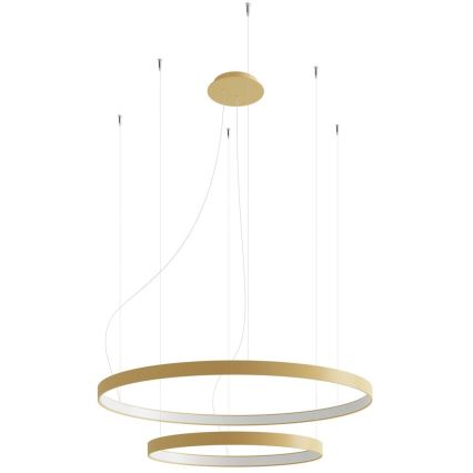 Thoro TH.268 - LED люстра на тросе RIO LED/80W/230V CRI 95 4000K золотистая