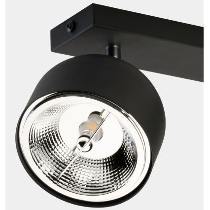 Точечный светильник ALTEA 2xAR111 GU10/50W/230V черный