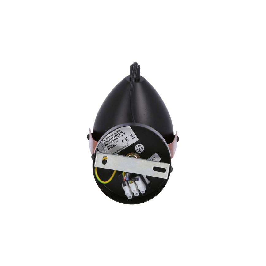 Точечный светильник ANICA 1xE14/40W/230V черный/медный