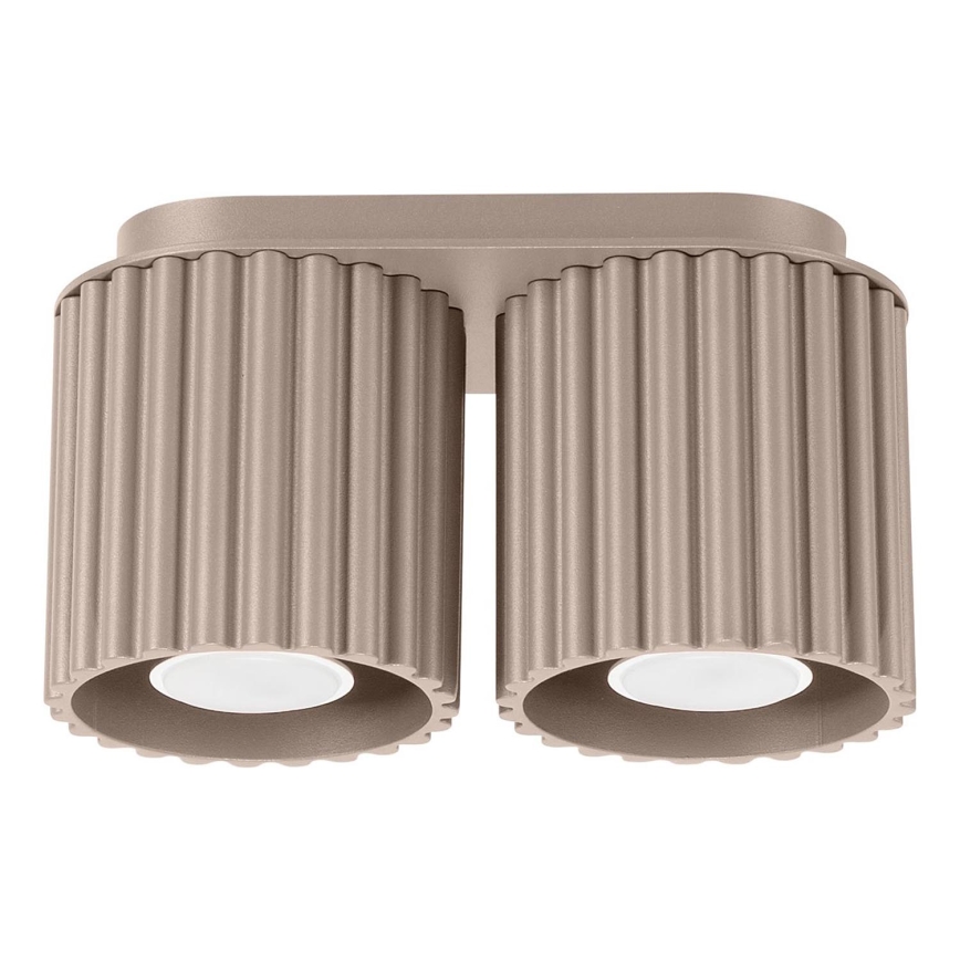 Точечный светильник AURA 2xGU10/10W/230V taupe