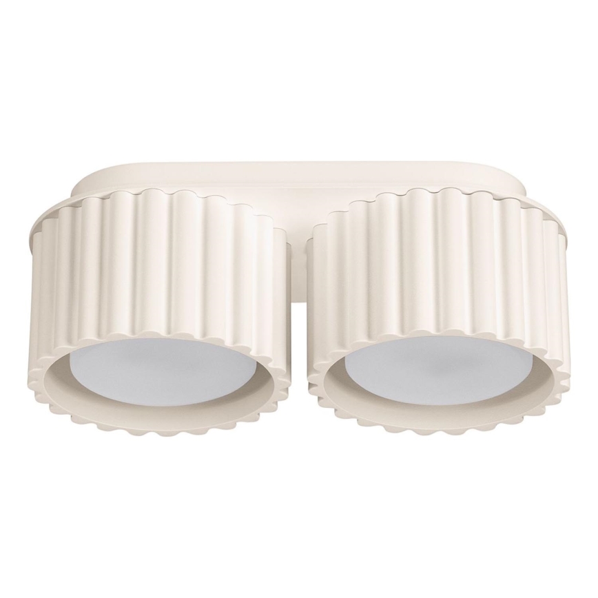 Точечный светильник AURA 2xGX53/10W/230V кремовый