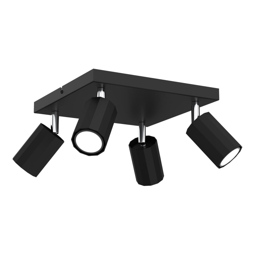 Точечный светильник BELLO 4xGU10/8W/230V черная