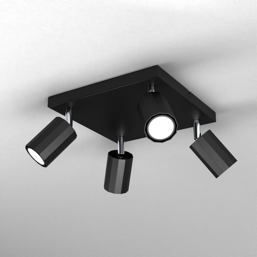 Точечный светильник BELLO 4xGU10/8W/230V черная
