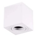 Точечный светильник BIMA 1xGU10/25W/230V квадратный, белый