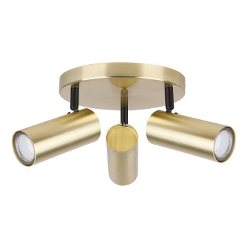 Точечный светильник COLLY 3xGU10/15W/230V золотистый