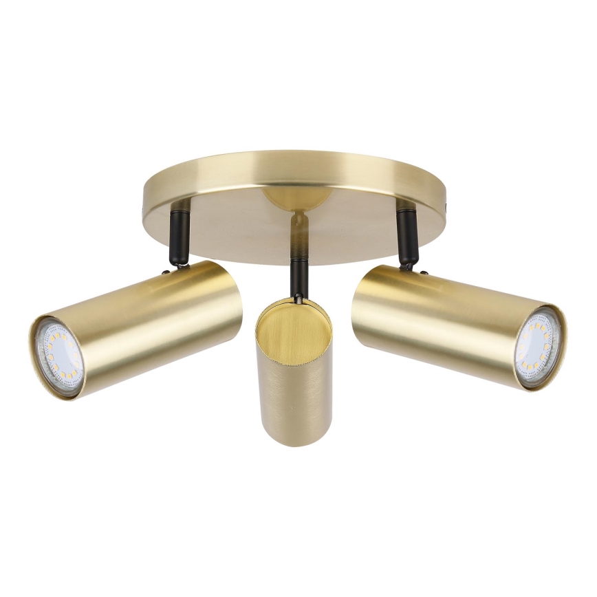 Точечный светильник COLLY 3xGU10/15W/230V золотистый