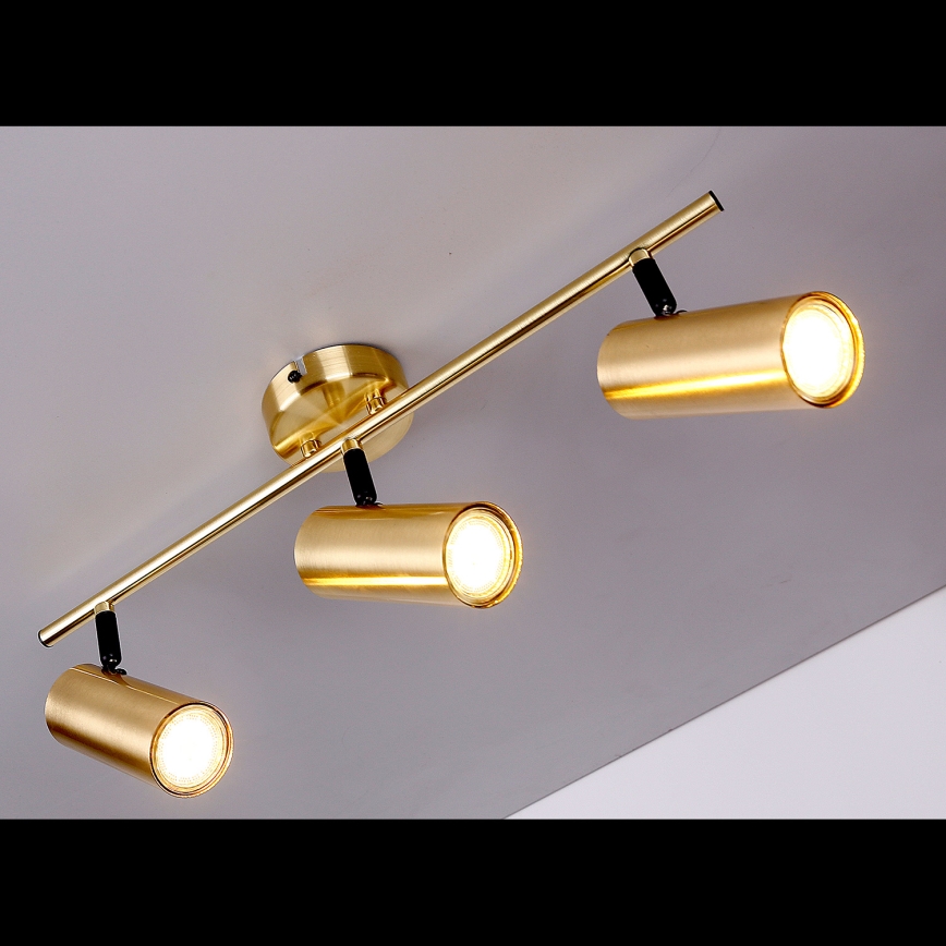 Точечный светильник COLLY 3xGU10/15W/230V золотистый