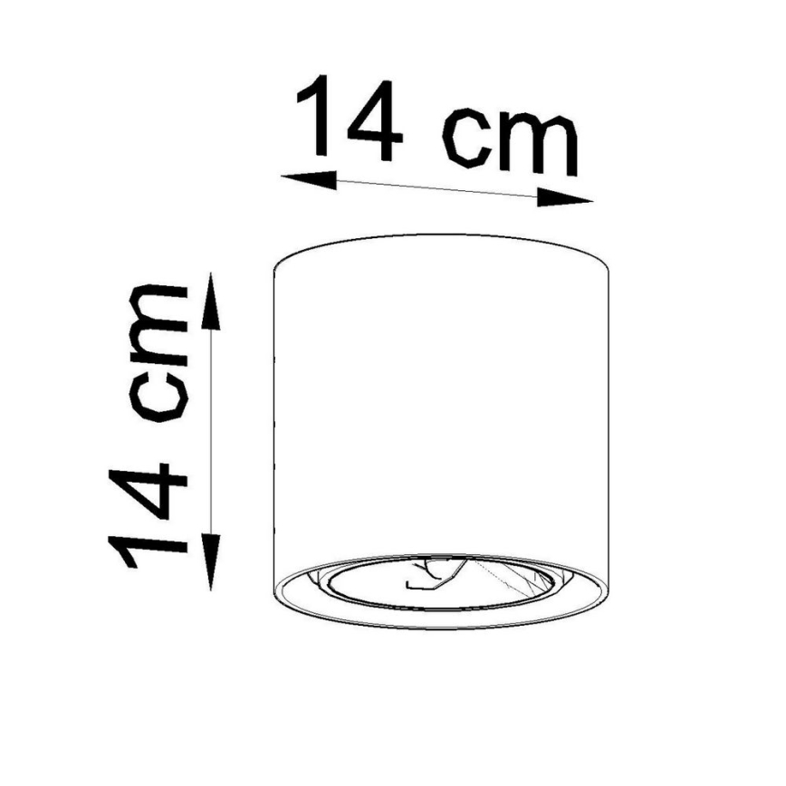 Точечный светильник CULLO 1xGU10/40W/230V