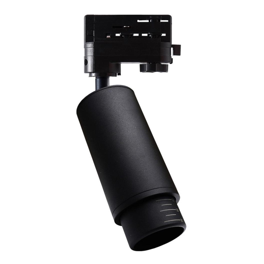 Точечный светильник для 3-фазной трековой системы MICA 1xGU10/25W/230V черный