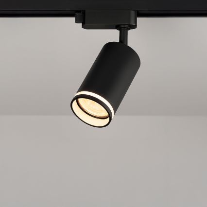 Точечный светильник для однофазной трековой системы PIPE 1xGU10/10W/230V черный