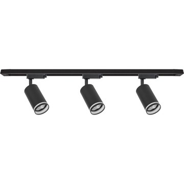 Точечный светильник для шинной системы PIPE 3xGU10/10W/230V, черный