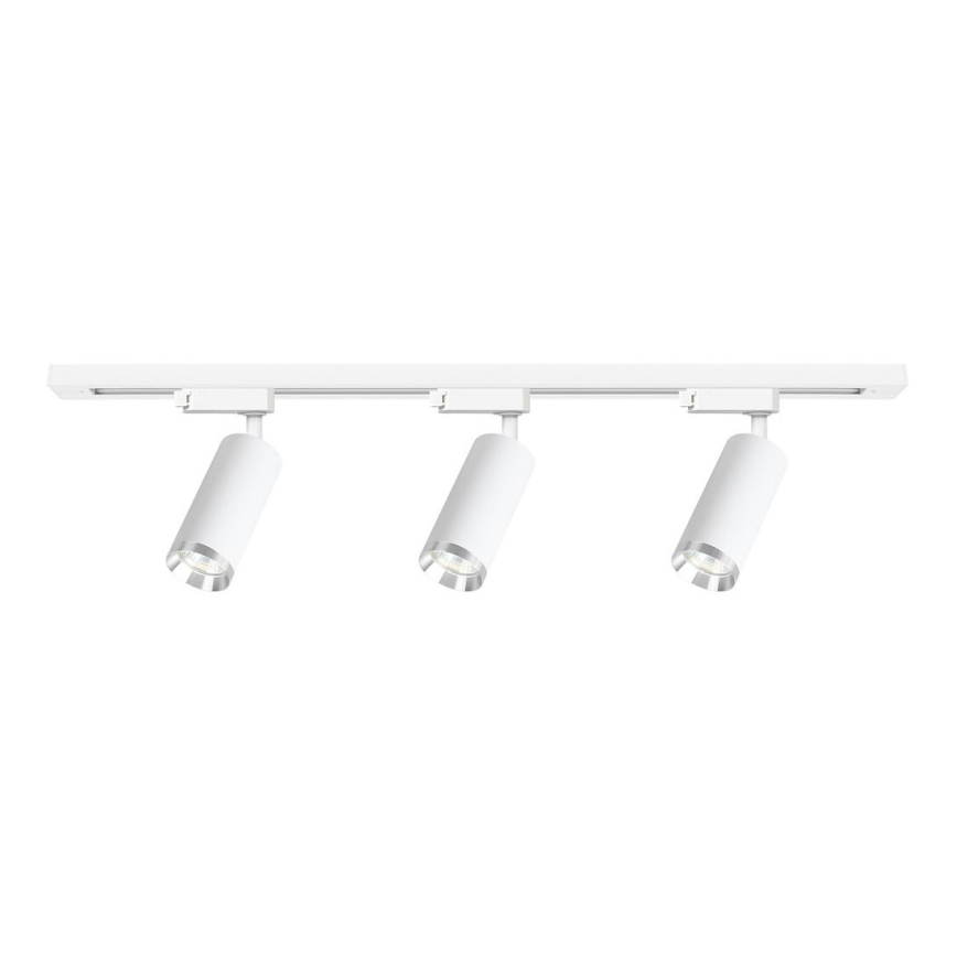 Точечный светильник для трековой системы MICA 3xGU10/10W/230V белый/матовый хром