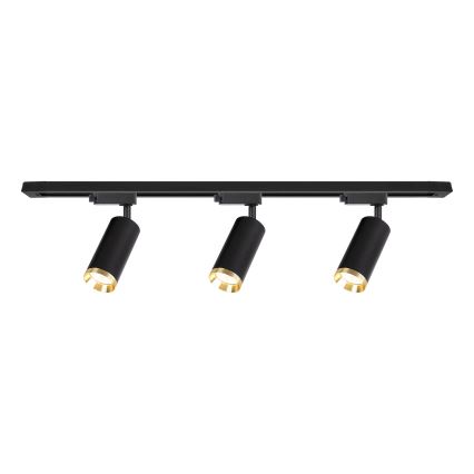 Точечный светильник для трековой системы MICA 3xGU10/10W/230V черный/золотой