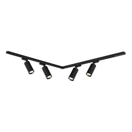 Точечный светильник для трековой системы MICA 4xGU10/10W/230V черный