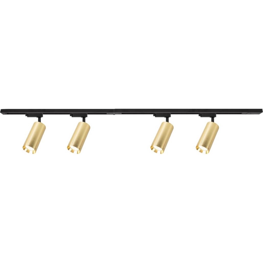 Точечный светильник для трековой системы MICA 4xGU10/10W/230V золотистый/черный