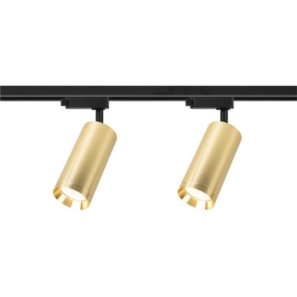 Точечный светильник для трековой системы MICA 4xGU10/10W/230V золотистый/черный