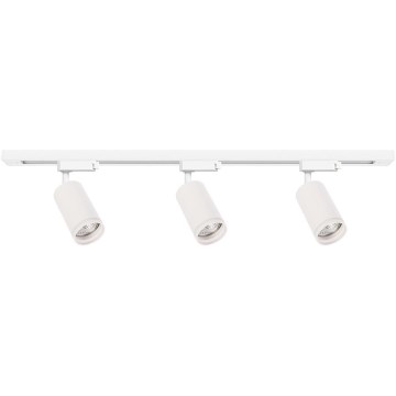 Точечный светильник для трековой системы PIPE 3xGU10/10W/230V белый