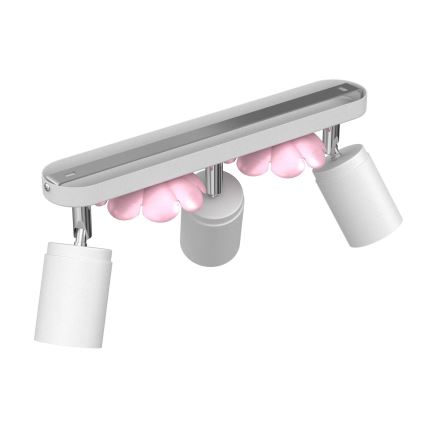 Точечный светильник FLOWER 3xGU10/8W/230V белая