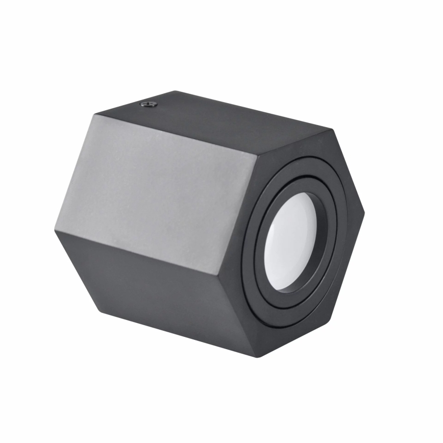 Точечный светильник HEXAGON 1xGU10/10W/230V черный