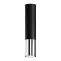 Точечный светильник LOOPEZ 1xGU10/10W/230V черный/блестящий хром