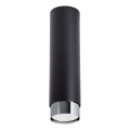 Точечный светильник NERO 1xGU10/10W/230V 22,5 см черный/блестящий хром