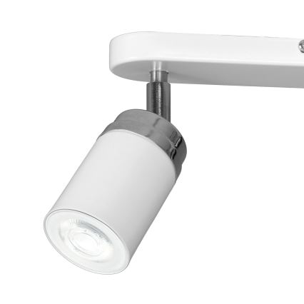 Точечный светильник RENO 2xGU10/8W/230V белый/блестящий хром