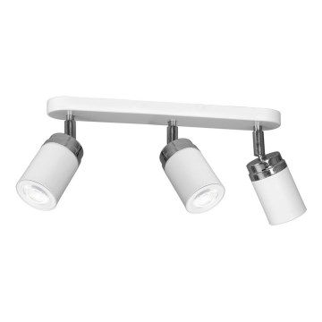 Точечный светильник RENO 3xGU10/8W/230V белый/блестящий хром
