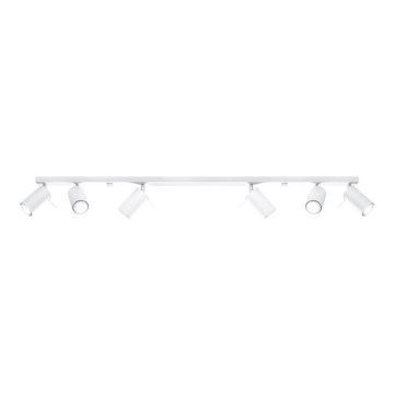 Точечный светильник RING 6L 6xGU10/10W/230V белый